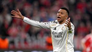 世体：姆巴佩西甲累积4张黄牌，对阵西班牙人染黄将缺席国家德比