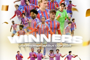 水晶宫U18点球大战击败曼联U18，首次夺得U18英超联赛杯冠军
