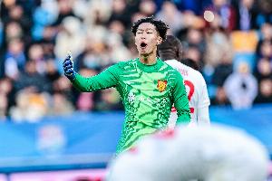 姚浩洋：赛前专门练过进攻定位球 我们是年轻的队伍每场都不想输