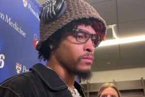 【完整版】乌布雷：天空都不是VJ的极限 回家会为恩比德祈祷