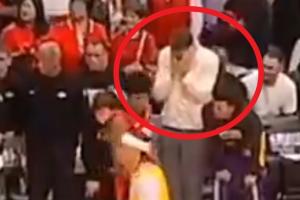 比自己上场还紧张！最后时刻东契奇压力爆表紧张的不知该把手放哪