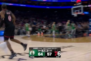 百步穿杨！马克西丝滑连招 潇洒撤步三分一箭穿心