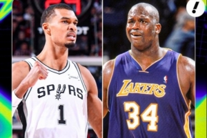 文班在季后赛单场至少25分10板7帽 自2004年的奥尼尔后首人