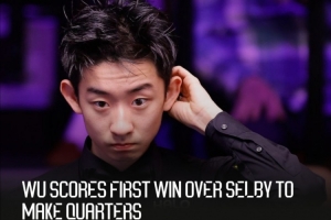 吴宜泽：很高兴能与塞尔比有来有回，头一次感觉防守表现如此出色