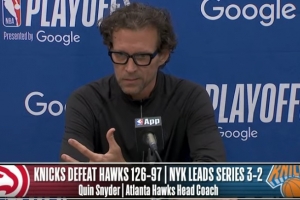 【完整版】斯奈德：必须展现球队特质 捍卫主场将系列赛拖入抢七