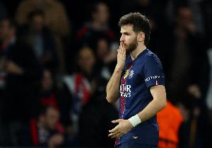 巴黎5-4拜仁是历史第二次在欧冠半决赛出现9粒进球，上次是1960年