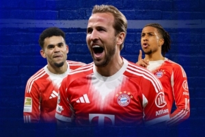 强力三叉戟！拜仁队史首次单赛季欧冠有3人直接参与进球上双