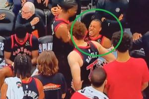 完大蛋了！巴恩斯甚至坐不下去 龇牙咧嘴疼痛至极