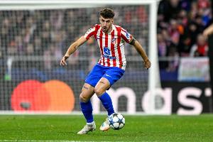 鲁杰里对阵阿森纳的对抗成功、铲球和创造得分机会均位列马竞第一