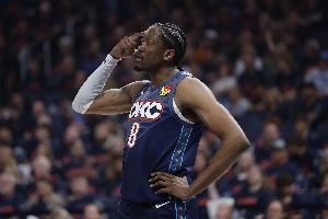 1-0领先！半决赛G2雷霆迎战湖人 杰伦·威廉姆斯继续缺阵